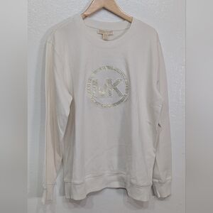 Michael Kors Women's Cream Sweatshirt
